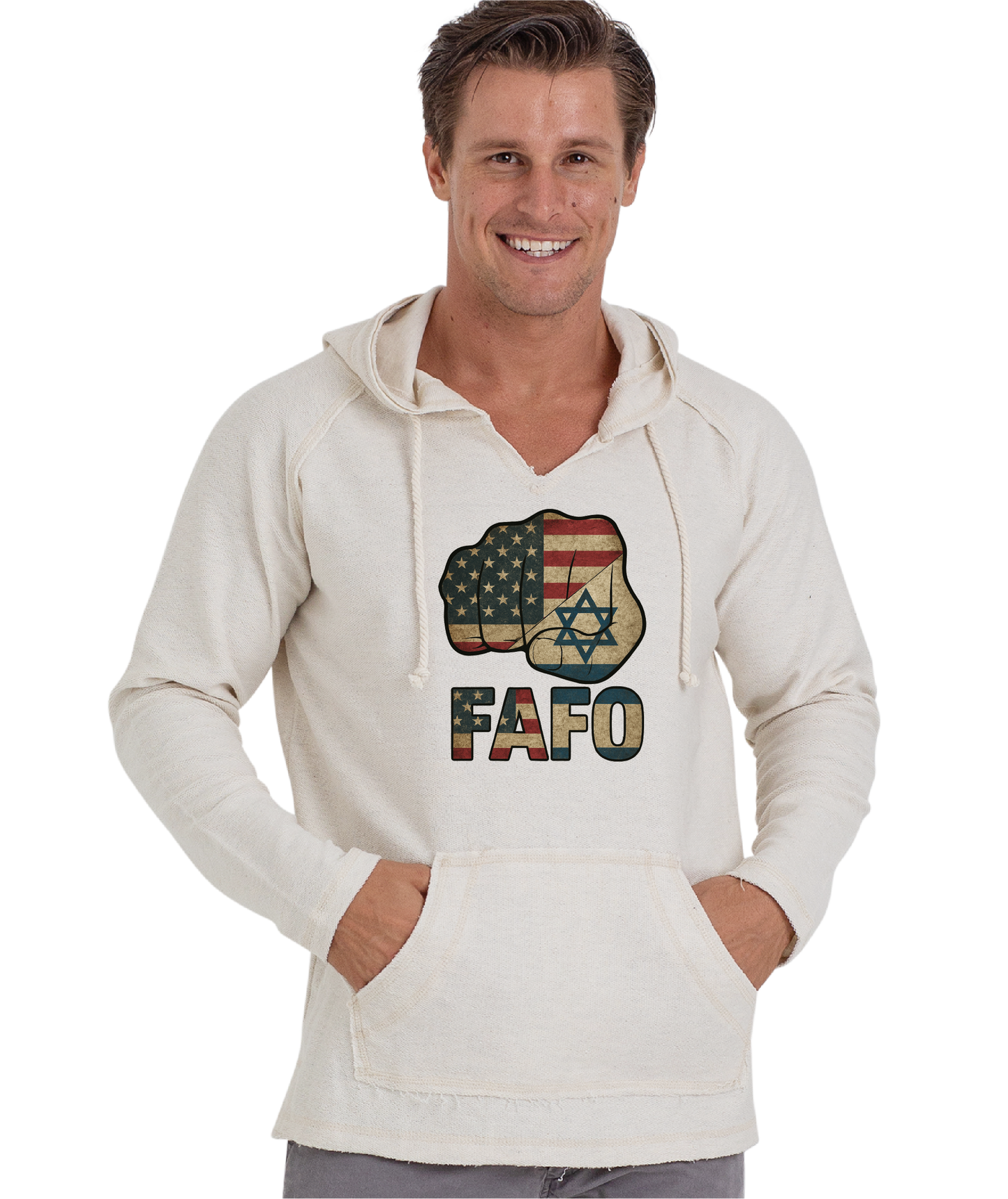 Reverse French Terry Hoodie- FIST FAFO
