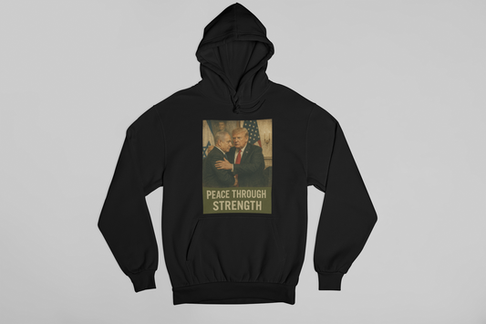 Fleece Pullover Hoodie- PEACE THROUGH STRENGTH