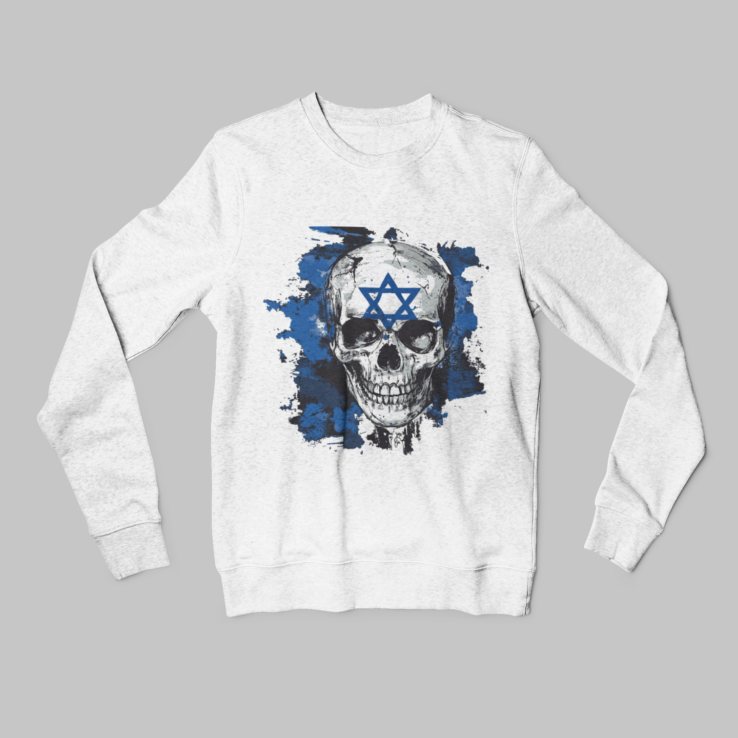 Crewneck Fleece Sweatshirt- SKULL