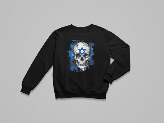 Crewneck Fleece Sweatshirt- SKULL