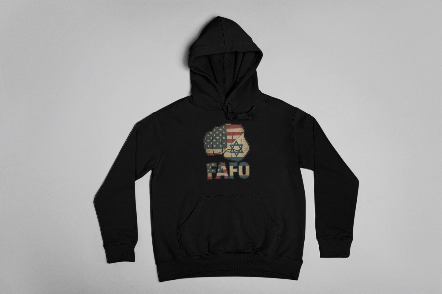 Fleece Pullover Hoodie- FIST FAFO