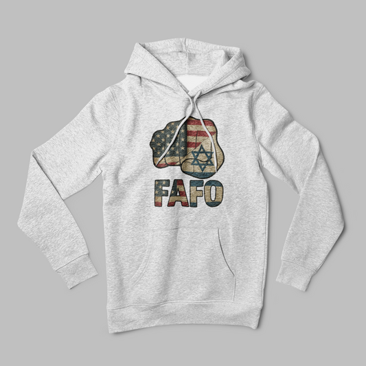 Fleece Pullover Hoodie- FIST FAFO