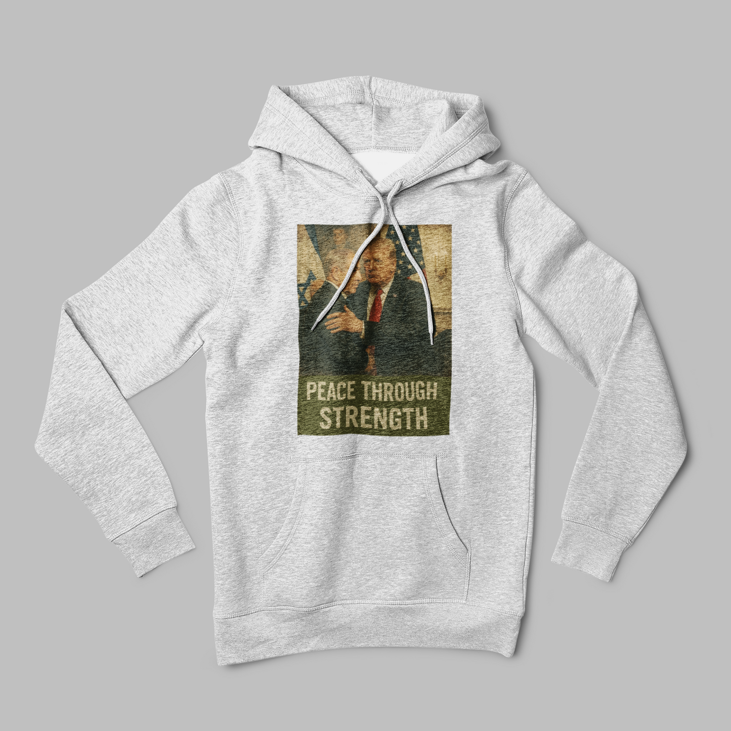 Fleece Pullover Hoodie- PEACE THROUGH STRENGTH